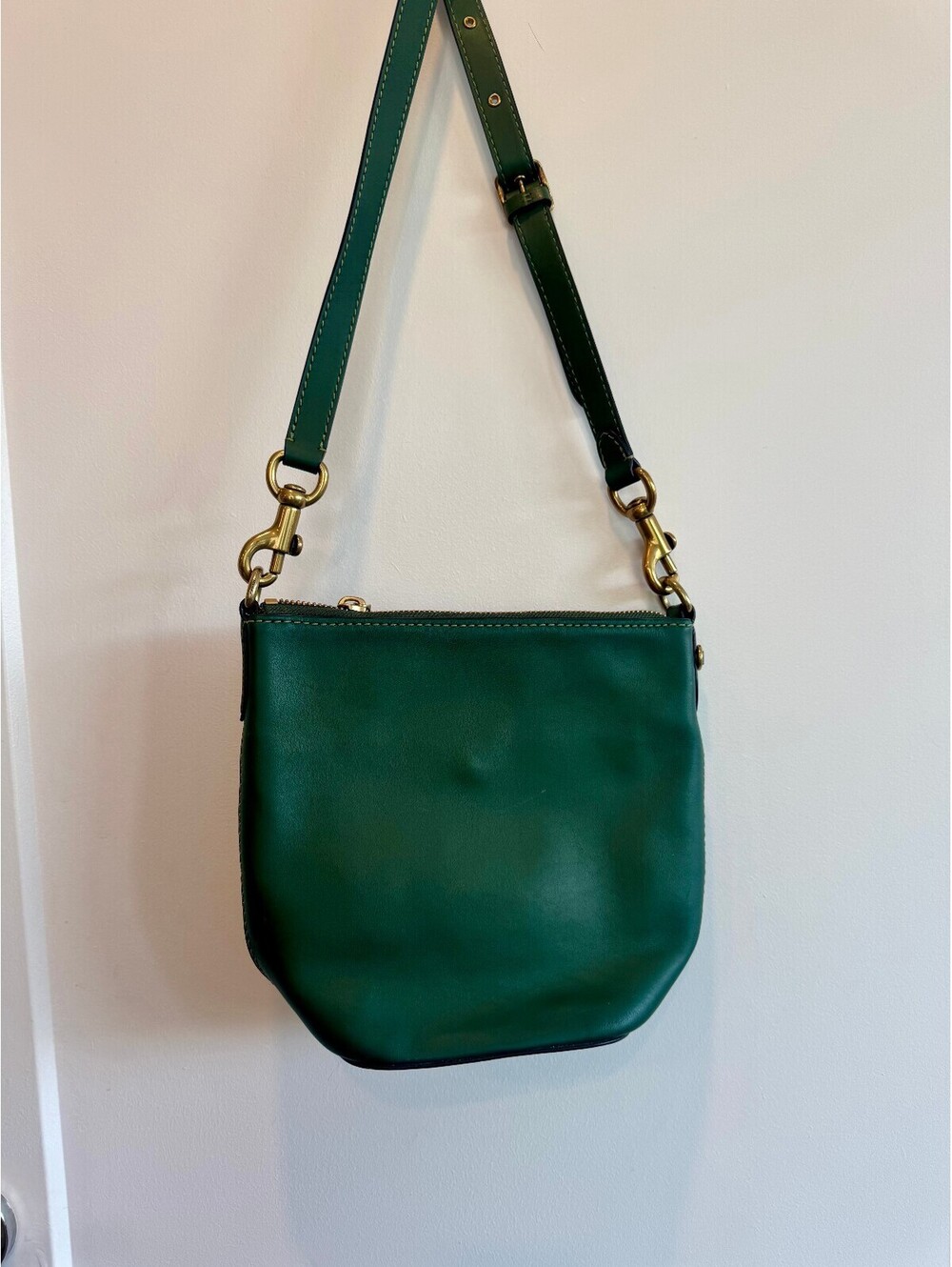 Coach 1941 Archive Duffle 20 Forest Green Glovetanned Leather Crossbody 78804 - Picture 2 of 8
